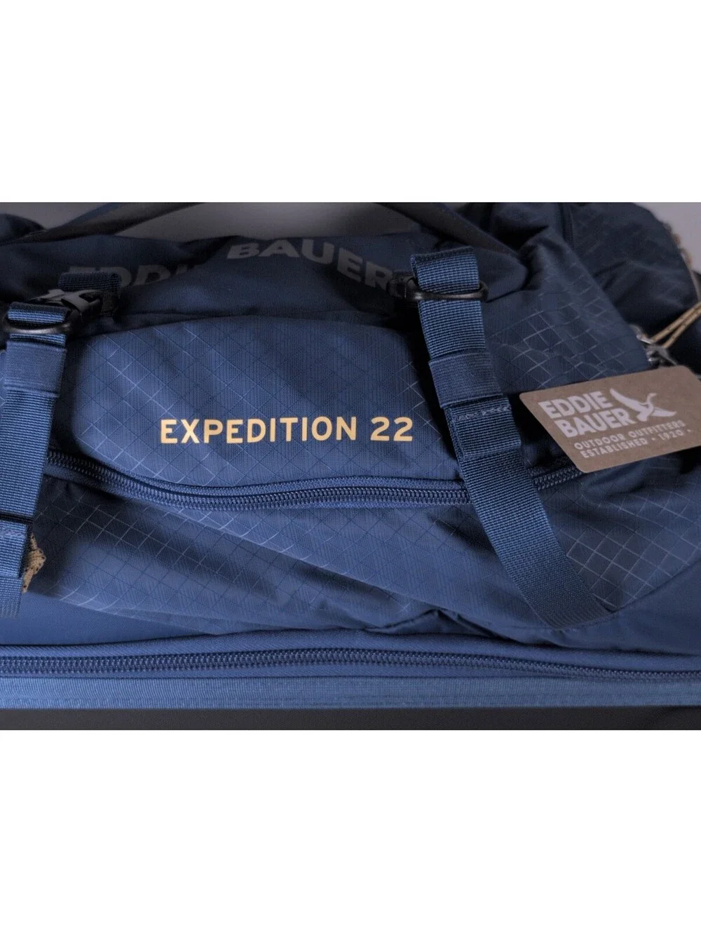 Eddie Bauer Expedition 22 Duffel 2.0 Rolling Travel Bag True Blue New With Tags